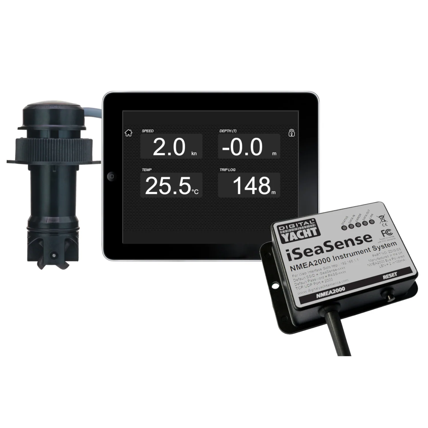 iSeaSense – Wireless Speed Depth Temp Pack — digital-yacht